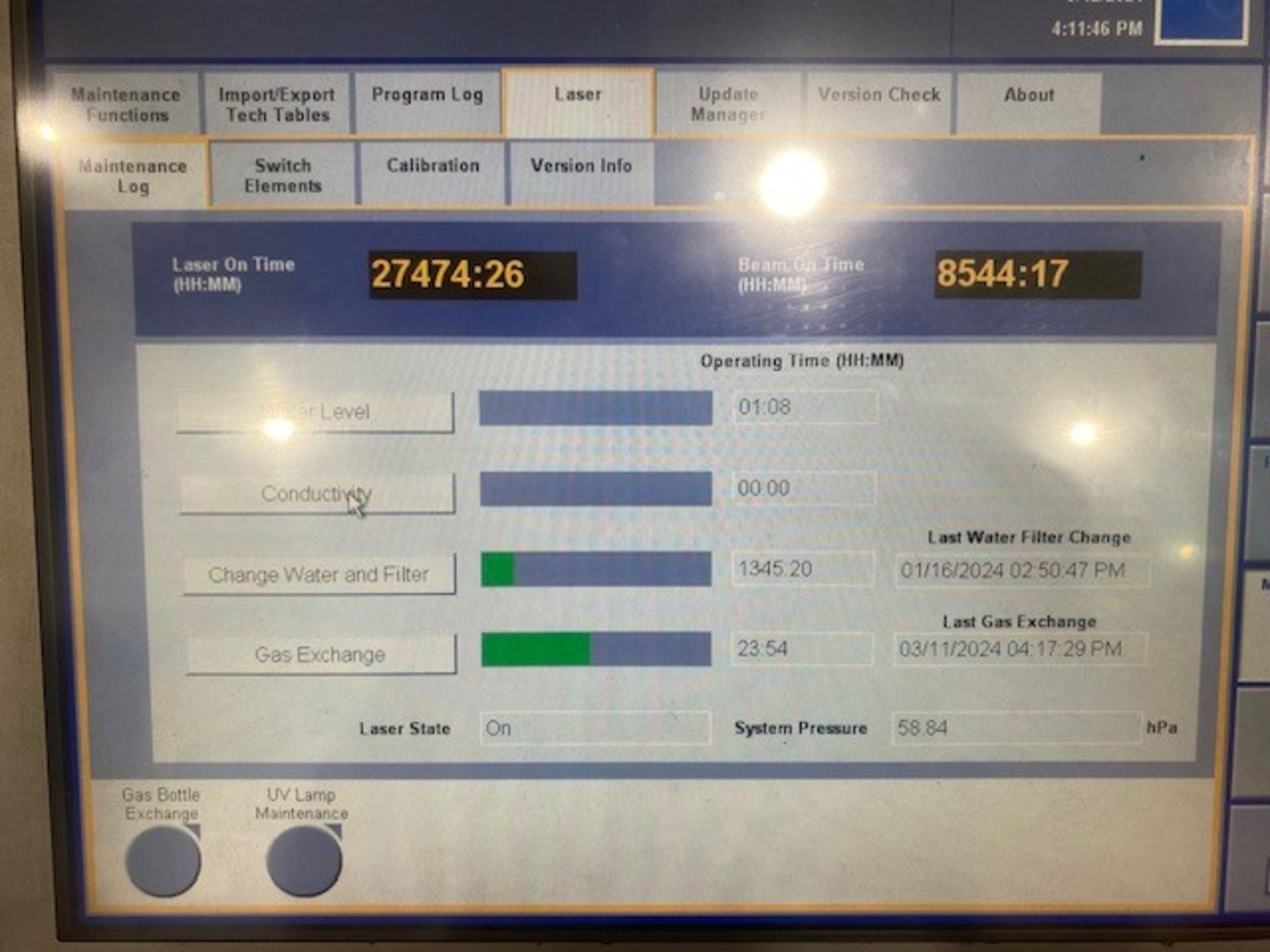 Trumpf CO2 Flying Optic Laser, 2.5 KW, 60' x 120" Table Size, Automatic Pallet Changer (2014) - Image 7 of 8