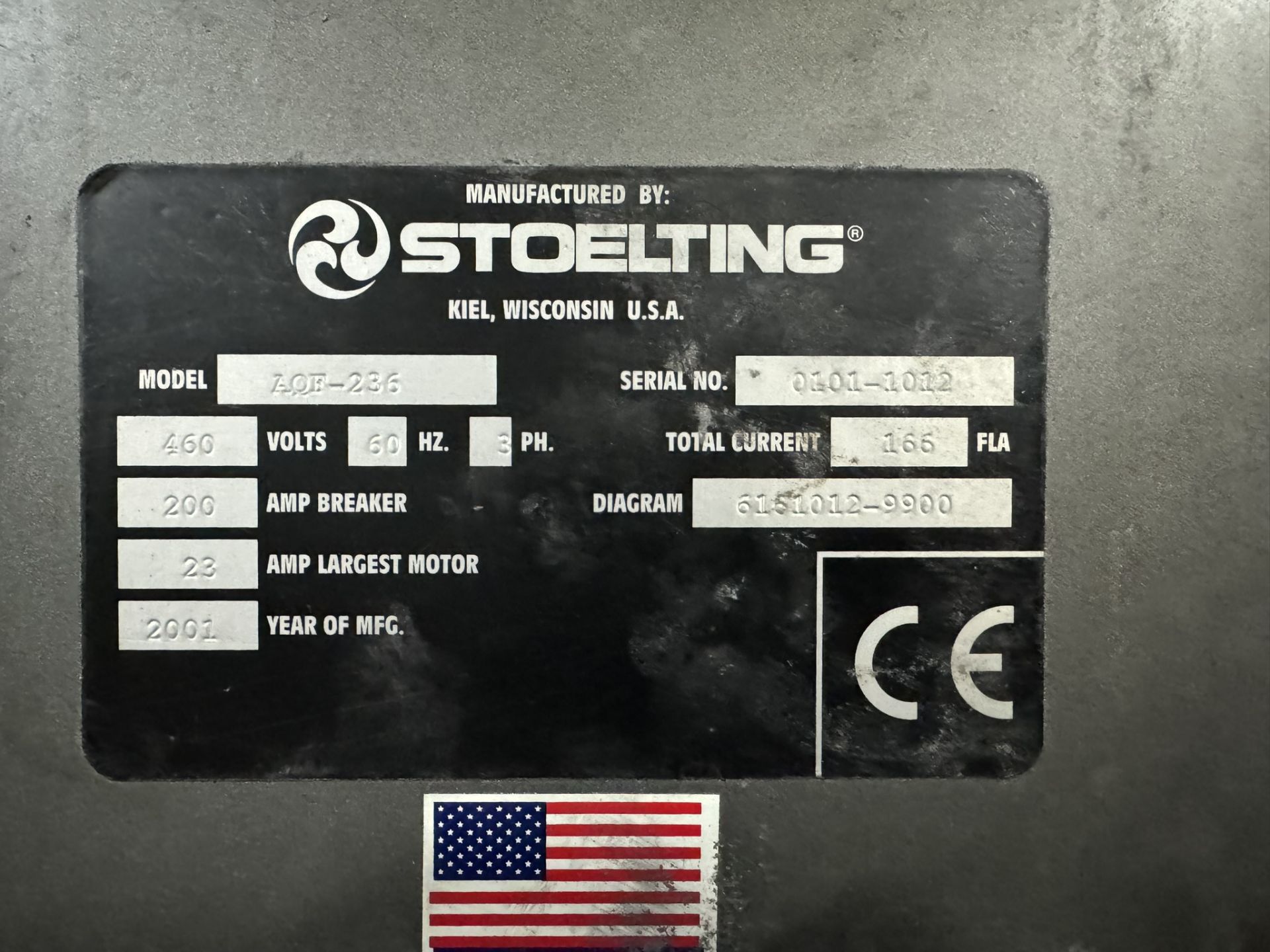 Stoelting Gas Fired Parts Washer Model AOF-236 (2001) - Image 6 of 9