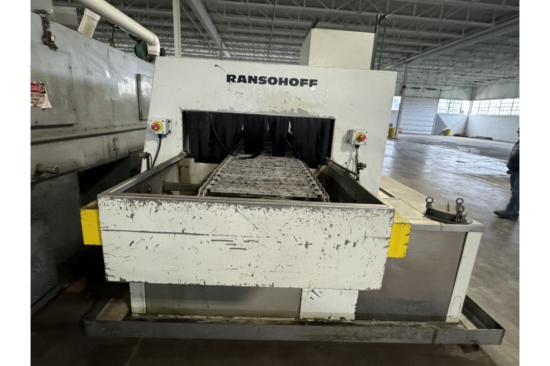 Ransoff Electric Parts Washer, 20" Belt Width, Extra Filters (2009) - Image 4 of 9