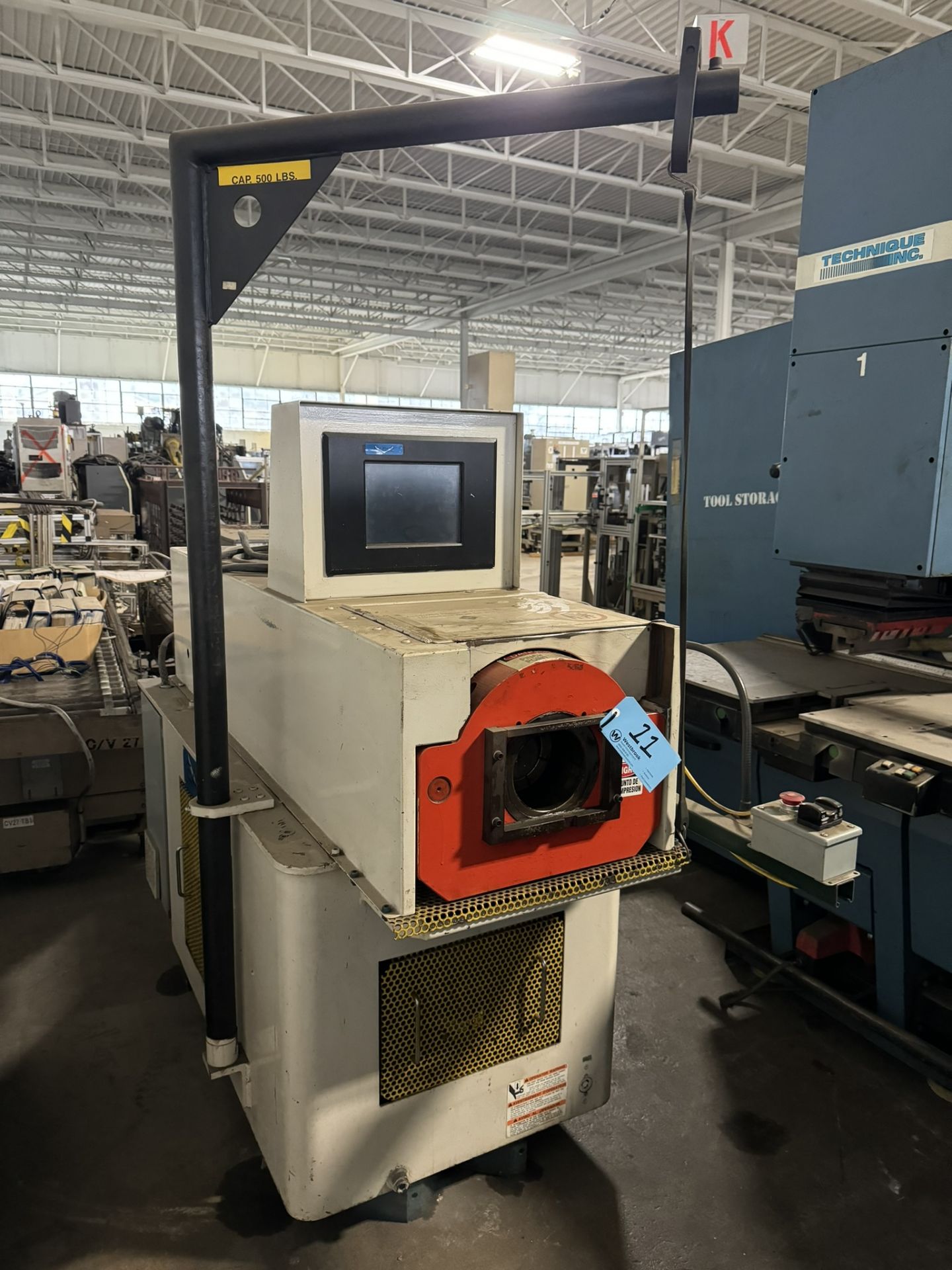 Eagle Model I/O 3000, CNC Tube End Sizer, PLC Control