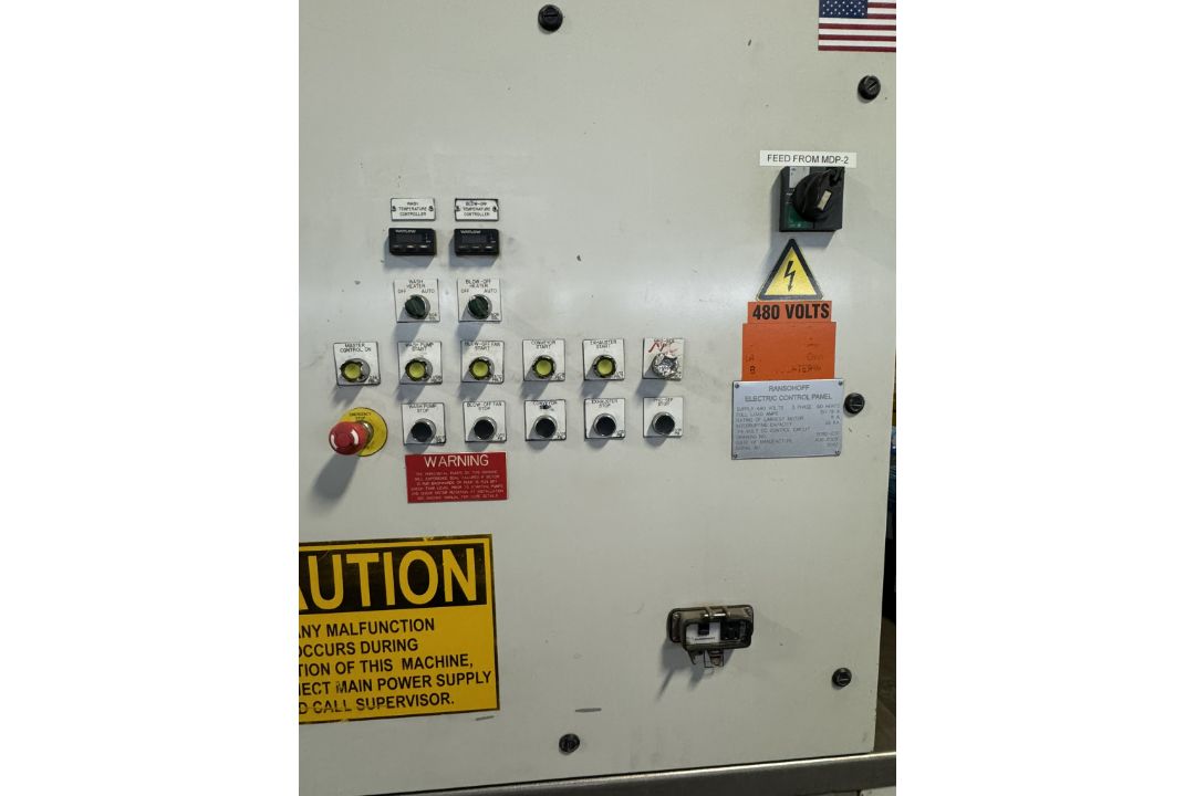 Ransoff Electric Parts Washer, 20" Belt Width, Extra Filters (2009) - Image 5 of 9