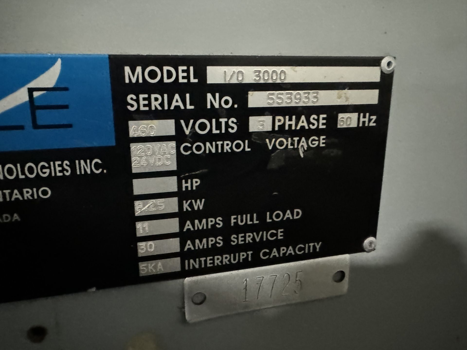 Eagle Model I/O 3000, CNC Tube End Sizer, PLC Control - Image 6 of 6