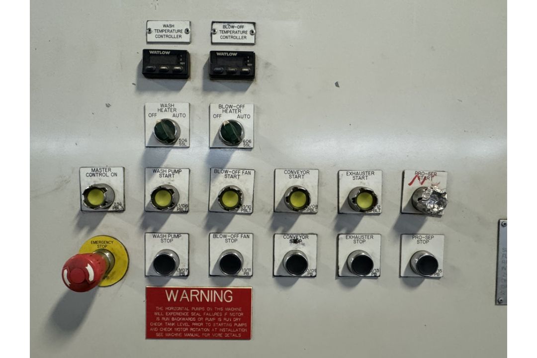 Ransoff Electric Parts Washer, 20" Belt Width, Extra Filters (2009) - Image 6 of 9