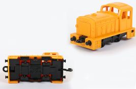 Matchbox Lesney Superfast Model MB-24 Diesel Shunter with rare LIGHT ORANGE PLASTIC body