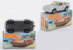 Matchbox Lesney Superfast MB-3 Porsche Turbo, scarce TAN INTERIOR