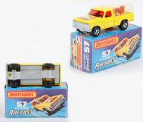 Matchbox Lesney Superfast MB-57 Wild Life Truck with rare SILVER painted base