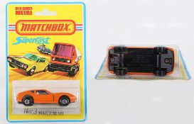 Matchbox Lesney Superfast MB-3 Monteverdi Hai with BLACK base