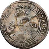 NGC Fine Details Edward VI (1551-53) Sixpence, 