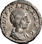 NGC Ch Vf Julia Maesa, AD 218-224/5 ROMAN EMPIRE AR Denarius