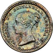 NGC MS 62 Victoria (1837-1901), Three-Halfpence 1843, 
