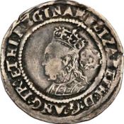 NGC VF 20 Elizabeth I (1558-1603) Sixpence 1571 S-2562 
