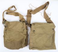 WW2 British Army Gasmask Bags