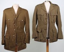 British Army Officers Service Dress Tunics