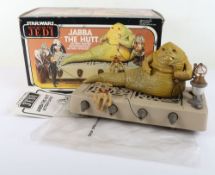 Vintage Star Wars Return of the Jedi Jabba The Hutt Action Playset 1983 Boxed complete, 