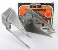 Vintage Star Wars Return of the Jedi Tie Interceptor 1983 Vehicle Palitoy Boxed, 
