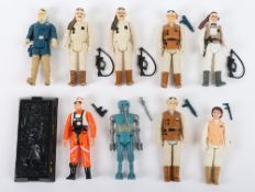 Vintage Star Wars Figures Eleven loose action figures Kenner, 