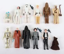 Vintage Star Wars First Twelve loose action figures Kenner,