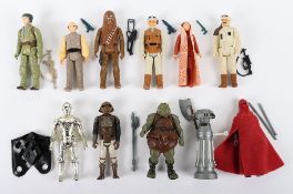 Vintage Star Wars Eleven loose action figures Kenner, 