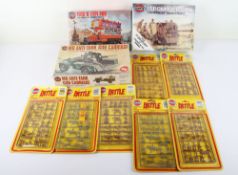 Three Model Airfix Model kits and Seven A-Toys Esci Battle action figure packs New in box,