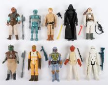 Vintage Star Wars Ten loose action figures Kenner, 