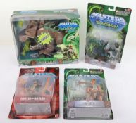 Four 200X Masters of the Universe Boxed action figures and vehicles by Mattel 2003, 