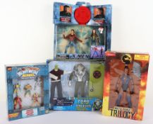 X-Men Evolution, The Movie, Mortal Kombat Trilogy mixed boxed action figures,