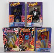 Marvel Universe, Toy Biz 90s Spiderman animated series comics 10 inch Tall Boxed Action Figures, 