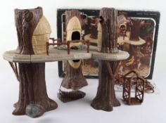 Vintage Star Wars Return of the Jedi Ewok Village Playset boxed,