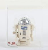 Scarce Vintage Star Wars Takara Japan R2-D2 Wind Up Graded 80 Action Figure, 