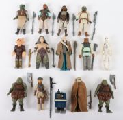 Fourteen loose Vintage Star Wars Kenner action figures, play wear,