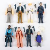 Vintage Star Wars Eight loose Cloud City action figures Kenner, 