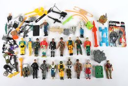 Vintage G.i. Joe Action Force Action Figures, accessories and weapons 1982-1994,  