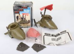 Two Vintage Star Wars One Man Sail Skiff Tri logo Return of the Jedi Palitoy one boxed one loose, 