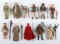 Vintage Star Wars Eleven loose Return of the Jedi action figures Kenner, 