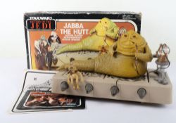 Vintage Star Wars Return of the Jedi Jabba The Hutt Action Playset 1983 Boxed complete, 