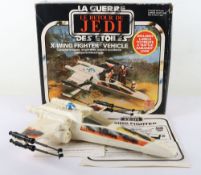 Vintage Star Wars Return of the Jedi X-Wing Fighter Vehicle Meccano 1983 Boxed complete,