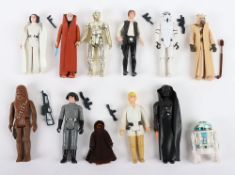 Vintage Star Wars First Twelve loose action figures Kenner, 