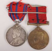 A pair of Metropolitan Police Coronation Medals