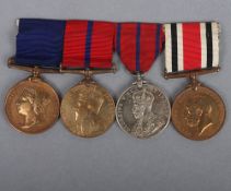 A nice City of London Coronation and Long Service group of 4 medals