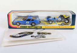 Corgi Gift Set 29 Duckhams Formula 1 Surtees Racing Set with scarce  Mettoy Newsletter