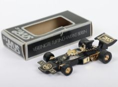 Rare German Promotional 3x9 Avus Corgi 154 JPS Lotus Formula 1 Racing Car