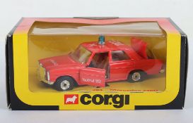 Corgi 284 Mercedes 240D German Export Fire Car