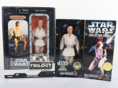 Three Star Wars Luke Skywalker 12 inch Action Figure Dolls Boxed.
