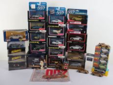 Collection of James Bond 007 and TV related loose and Die Cast Vehicles,