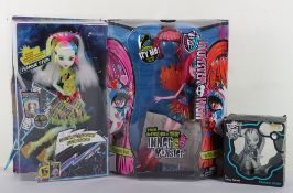 Three Monster High 2014-2016 In Box Dolls Mattel.