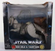 Star Wars Collector Series 12 inch Action Figures Dolls Han Solo and Tauntaun boxed Kenner 1997.