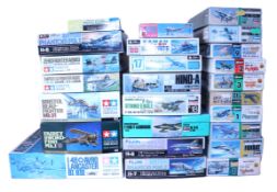 Collection of twenty-five Japanese plastic model Aircraft kits,