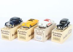 Four Brooklin Models 1/43 scale model,