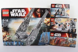 Four Retired Lego Star Wars sealed boxed.