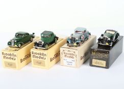 Four Brooklin Models 1/43 scale model,